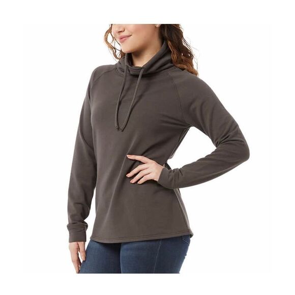 32 Degrees Ladies' Funnel Neck Pullover Relaxed Fit Super soft feel Green NWT - Picture 1 of 16